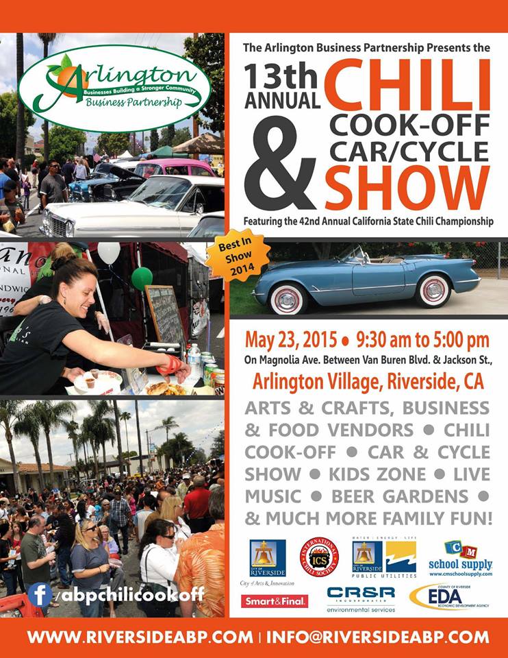 13TH ANNUAL CHILI COOK-OFF AND CAR/CYCLE SHOW