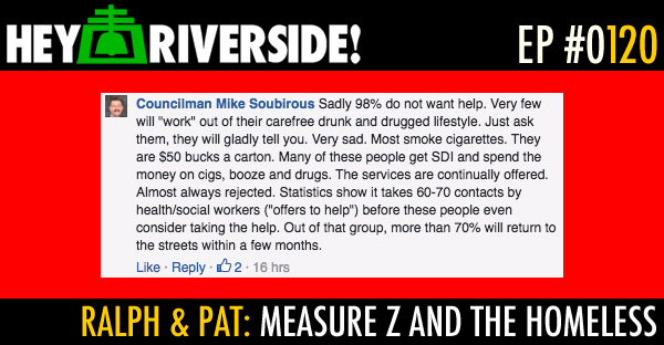 EP0120 - RALPH AND PATRICK TALK MEASURE Z AND HOMELESSNESS